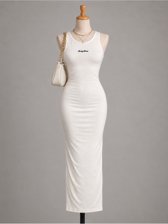 Body Glove Dresses & Skirts - Body Glove 2x2 Rib Tank Midi Dress
